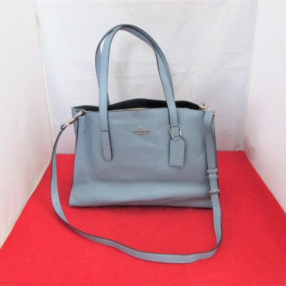 Coach Handbags - COACH 25137 Charlie Pebbled Leather Carryall